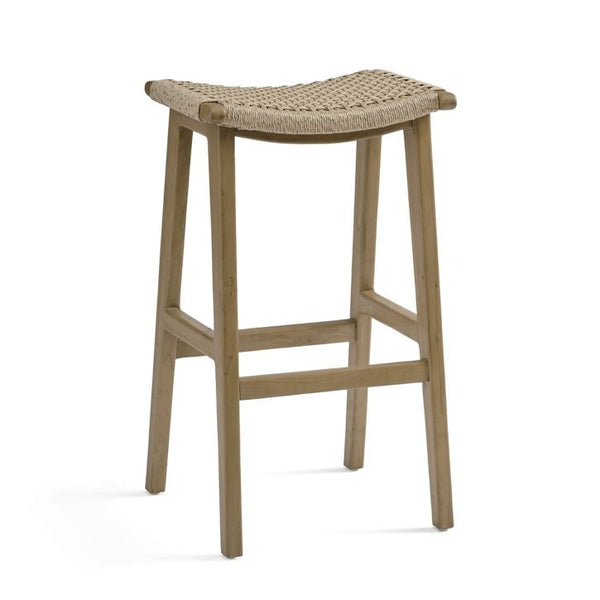 Glioe Backless Solid Wood Bar and Counter Stool
