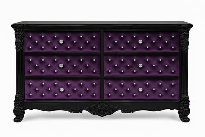 Zaraa™ Hand-Carved Solid Wood Tufted Dresser