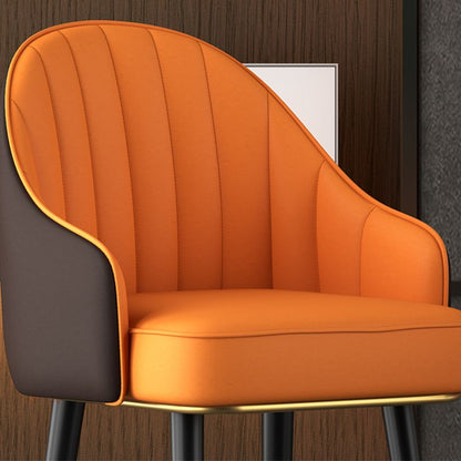 Abra Faux leather Bar Stool with steel Legs Set of 2 Stools – handcrafted solid wood furniture