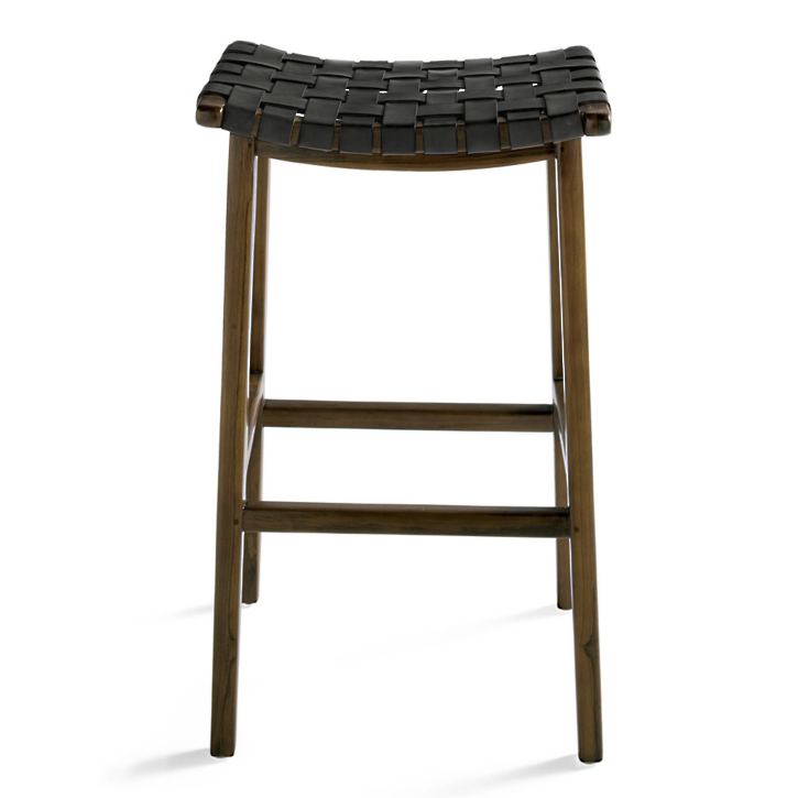 Aeterna Solid Wood Recamier Bar/Counter stool – handcrafted solid wood furniture