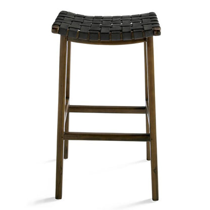 Aeterna Solid Wood Recamier Bar/Counter stool – handcrafted solid wood furniture
