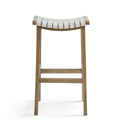 Aeterna Solid Wood Recamier Bar/Counter stool – handcrafted solid wood furniture
