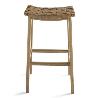 Aeterna Solid Wood Recamier Bar/Counter stool – handcrafted solid wood furniture