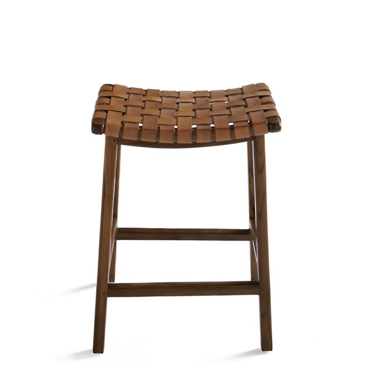 Aeterna Solid Wood Recamier Bar/Counter stool by Hibashi Furniture – handcrafted solid wood furniture made in India