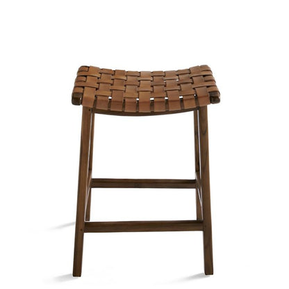 Aeterna Solid Wood Recamier Bar/Counter stool by Hibashi Furniture – handcrafted solid wood furniture made in India