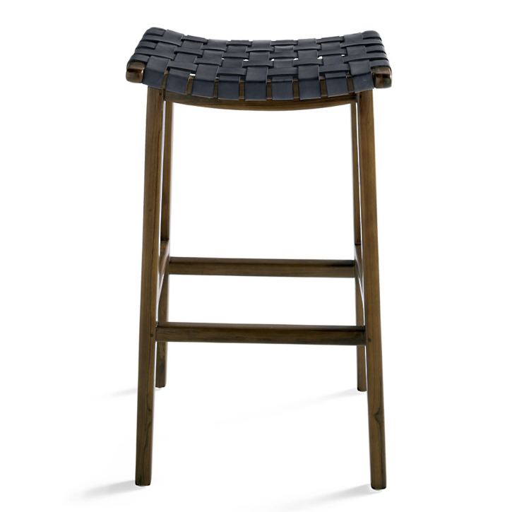 Aeterna Solid Wood Recamier Bar/Counter stool – handcrafted solid wood furniture