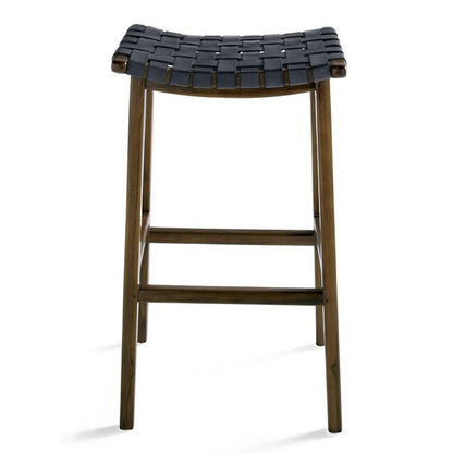 Aeterna Solid Wood Recamier Bar/Counter stool – handcrafted solid wood furniture
