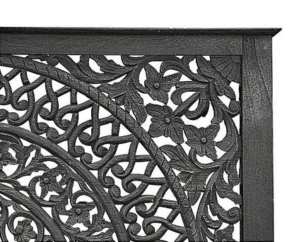 Alamid Hand carved Indian Bed – handcrafted solid wood furniture