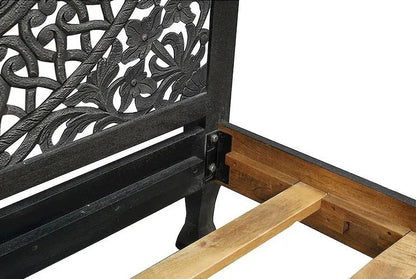 Alamid Hand carved Indian Bed – handcrafted solid wood furniture