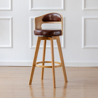 Amway Swivel Bar Stools for Pub / Home by Hibashi Furniture – handcrafted solid wood furniture made in India
