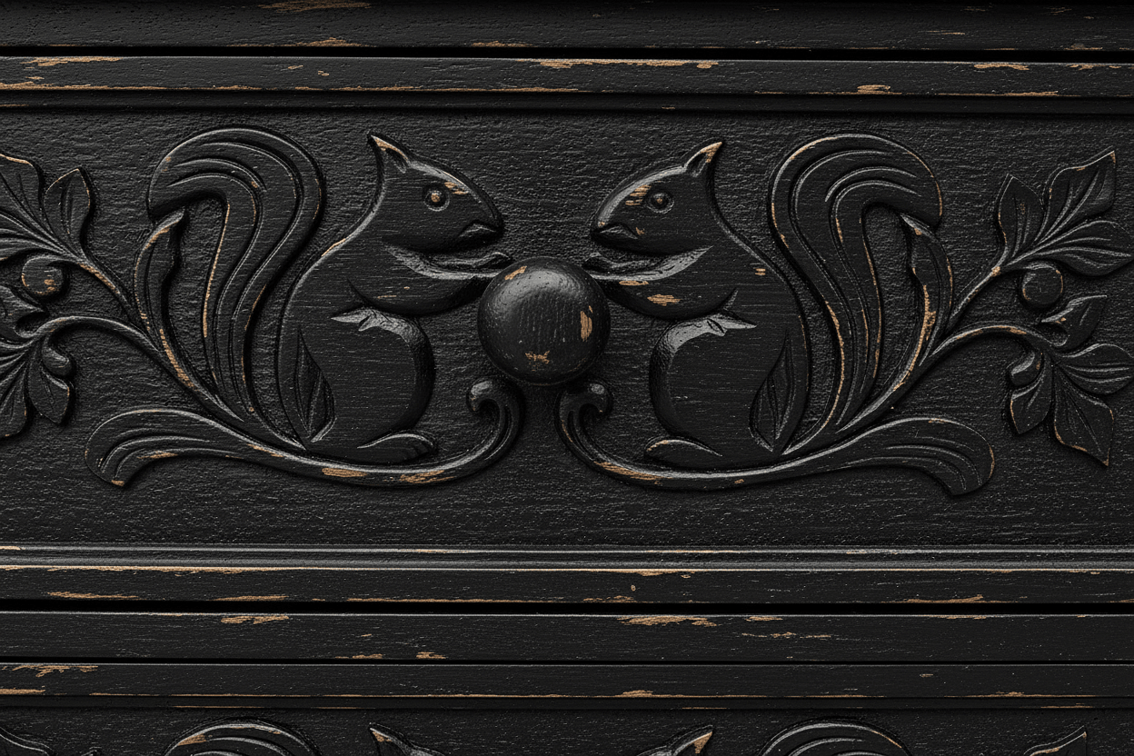 Anila™ Hand - Carved Solid Wood Dresser – handcrafted solid wood furniture