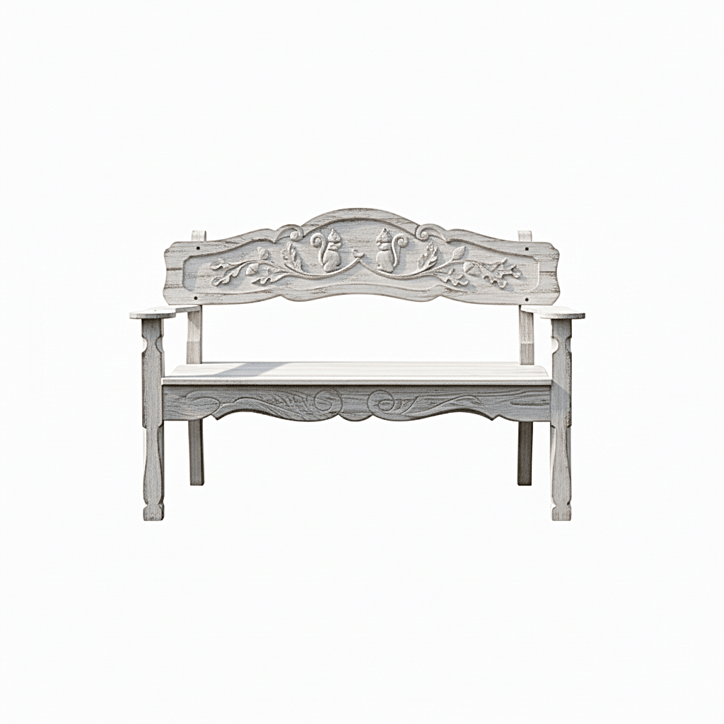 Anila™ Hand - Carved Solid Wood Garden Bench & Seating Collection – handcrafted solid wood furniture