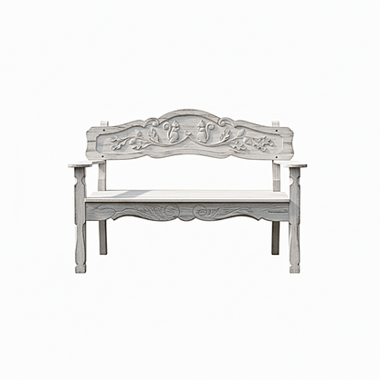 Anila™ Hand - Carved Solid Wood Garden Bench & Seating Collection – handcrafted solid wood furniture
