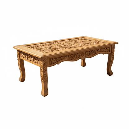 Anila™ Hand - Carved Solid Wood Garden Bench & Seating Collection – handcrafted solid wood furniture