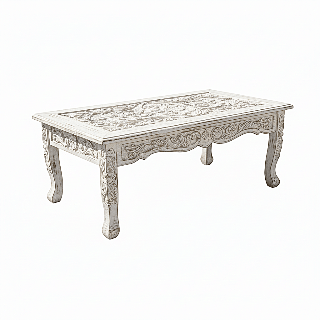 Anila™ Hand - Carved Solid Wood Garden Bench & Seating Collection – handcrafted solid wood furniture