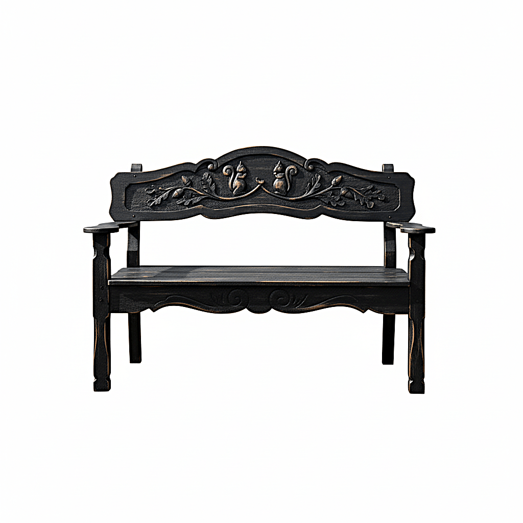 Anila™ Hand - Carved Solid Wood Garden Bench & Seating Collection – handcrafted solid wood furniture