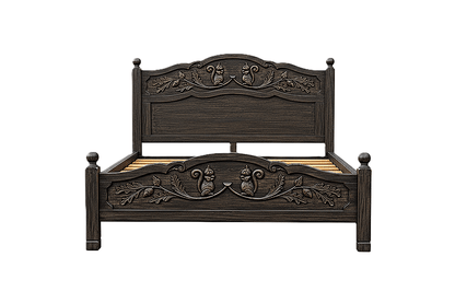Anila™ Hand - Carved Solid Wood Platform Bed & Bedroom Collection – handcrafted solid wood furniture