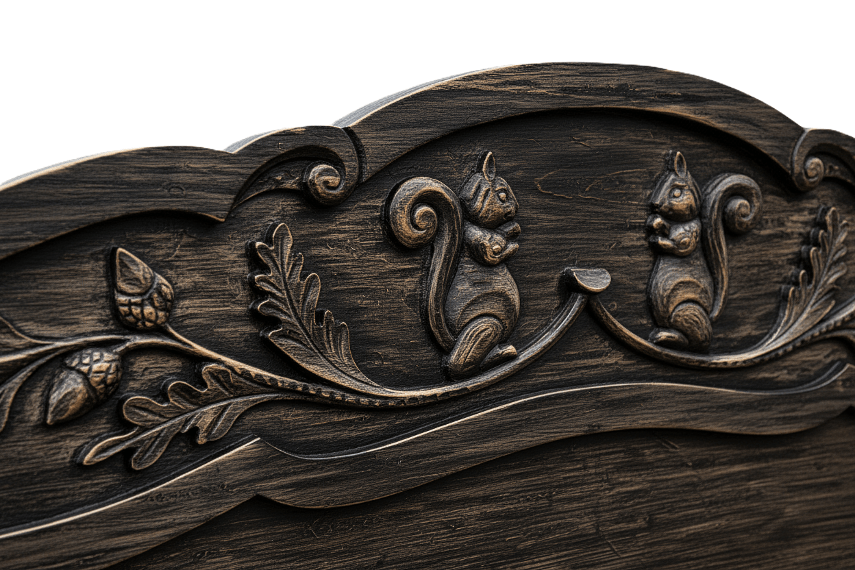 Anila™ Hand - Carved Solid Wood Platform Bed & Bedroom Collection – handcrafted solid wood furniture