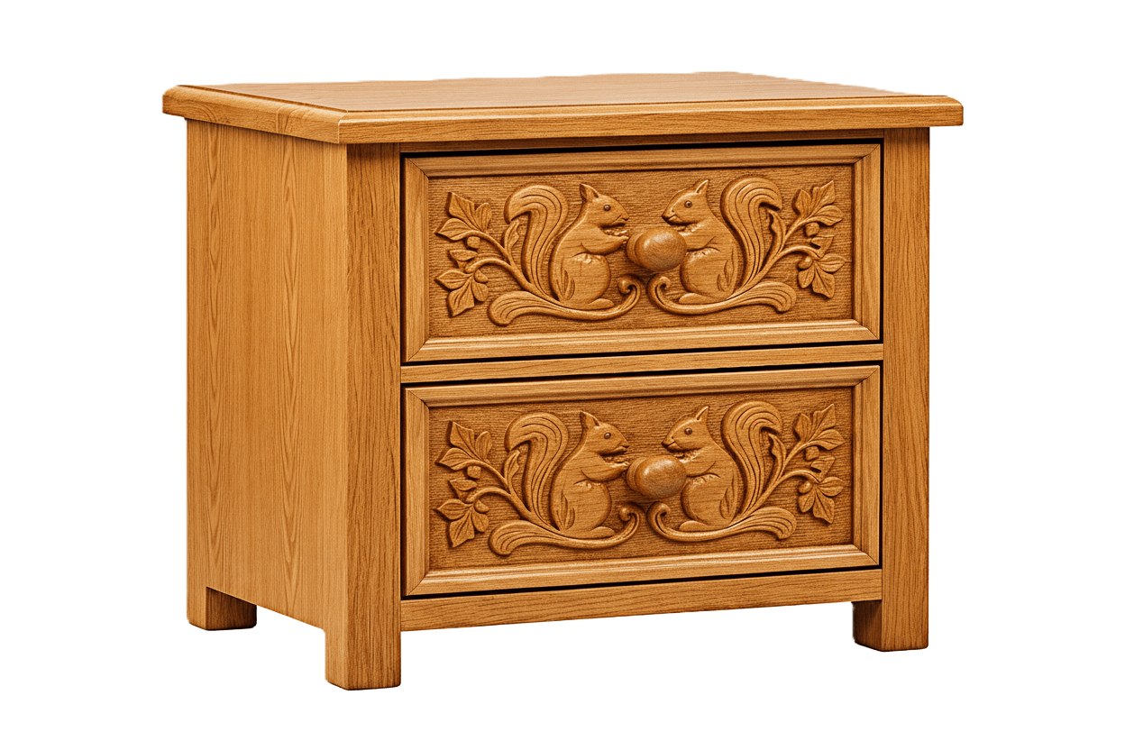 Anila™ Hand - Carved Solid Wood Platform Bed & Bedroom Collection – handcrafted solid wood furniture