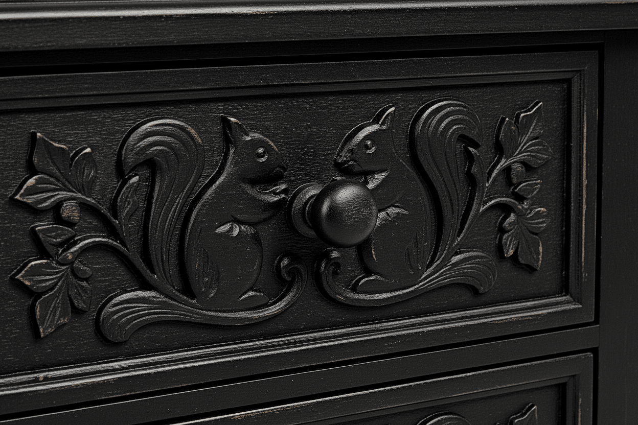 Anila™ Hand - Carved Solid Wood Platform Bed & Bedroom Collection – handcrafted solid wood furniture