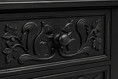 Anila™ Hand - Carved Solid Wood Platform Bed & Bedroom Collection – handcrafted solid wood furniture