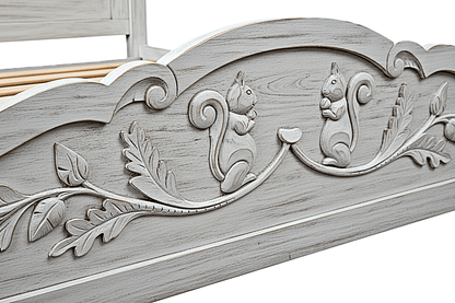 Anila™ Hand - Carved Solid Wood Platform Bed & Bedroom Collection – handcrafted solid wood furniture