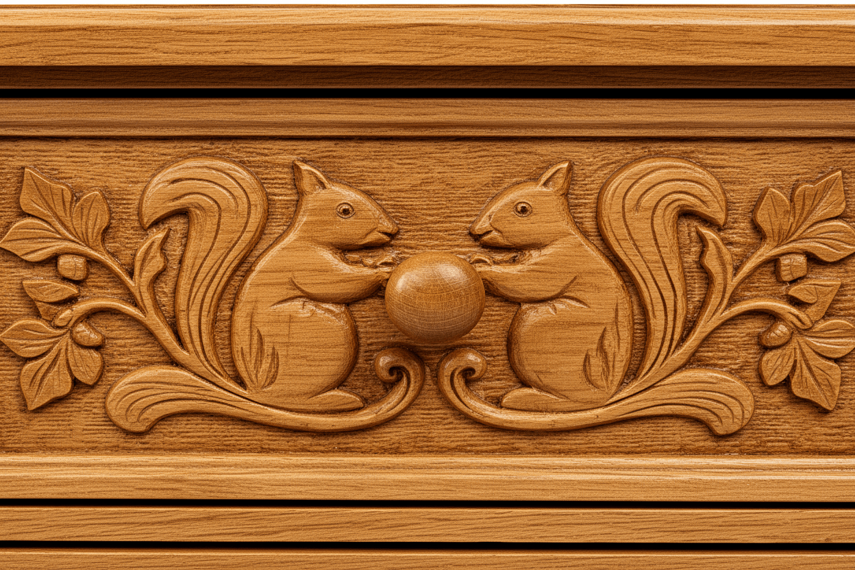 Anila™ Hand - Carved Solid Wood Platform Bed & Bedroom Collection – handcrafted solid wood furniture