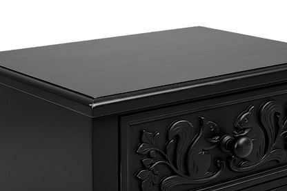 Anila™ Hand - Carved Solid Wood Platform Bed & Bedroom Collection – handcrafted solid wood furniture