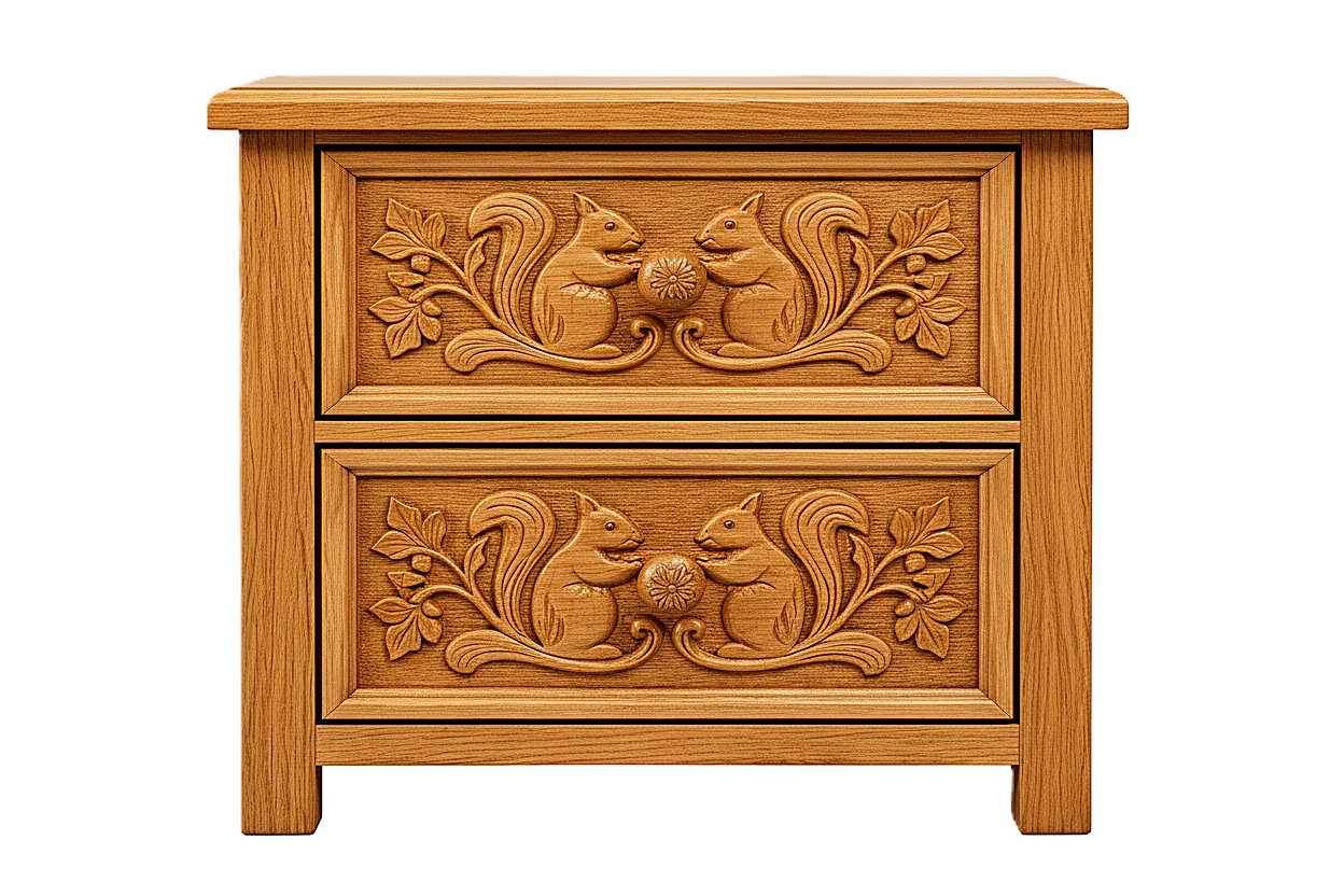 Anila™ Hand - Carved Solid Wood Platform Bed & Bedroom Collection – handcrafted solid wood furniture