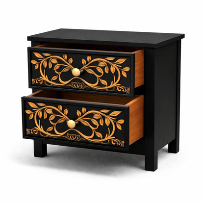 Arbor Vitae Royale™ Hand - Carved Tree of Life Solid Wood Platform Bed / Bed Collection – handcrafted solid wood furniture