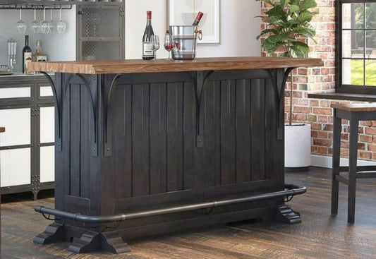 Arlington Solid Wooden One Drawer Bar Table Indoor / Outdoor – handcrafted solid wood furniture