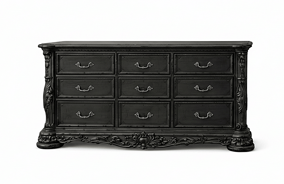Aurelian Crest™ Hand - Carved Solid Wood – handcrafted solid wood furniture