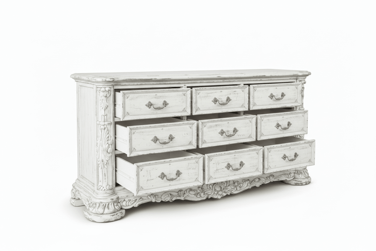 Aurelian Crest™ Hand - Carved Solid Wood – handcrafted solid wood furniture