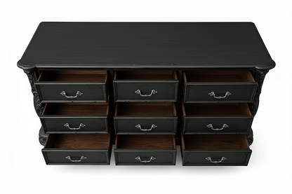 Aurelian Crest™ Hand - Carved Solid Wood – handcrafted solid wood furniture