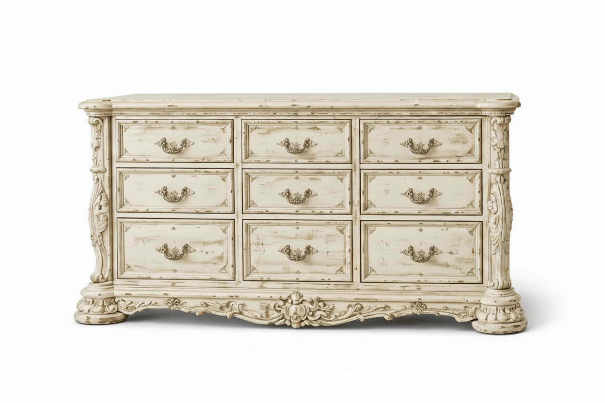 Aurelian Crest™ Hand - Carved Solid Wood – handcrafted solid wood furniture