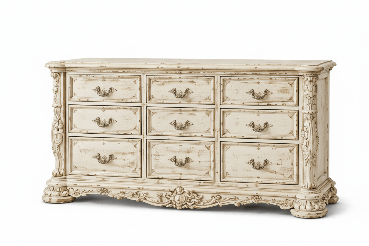Aurelian Crest™ Hand - Carved Solid Wood – handcrafted solid wood furniture