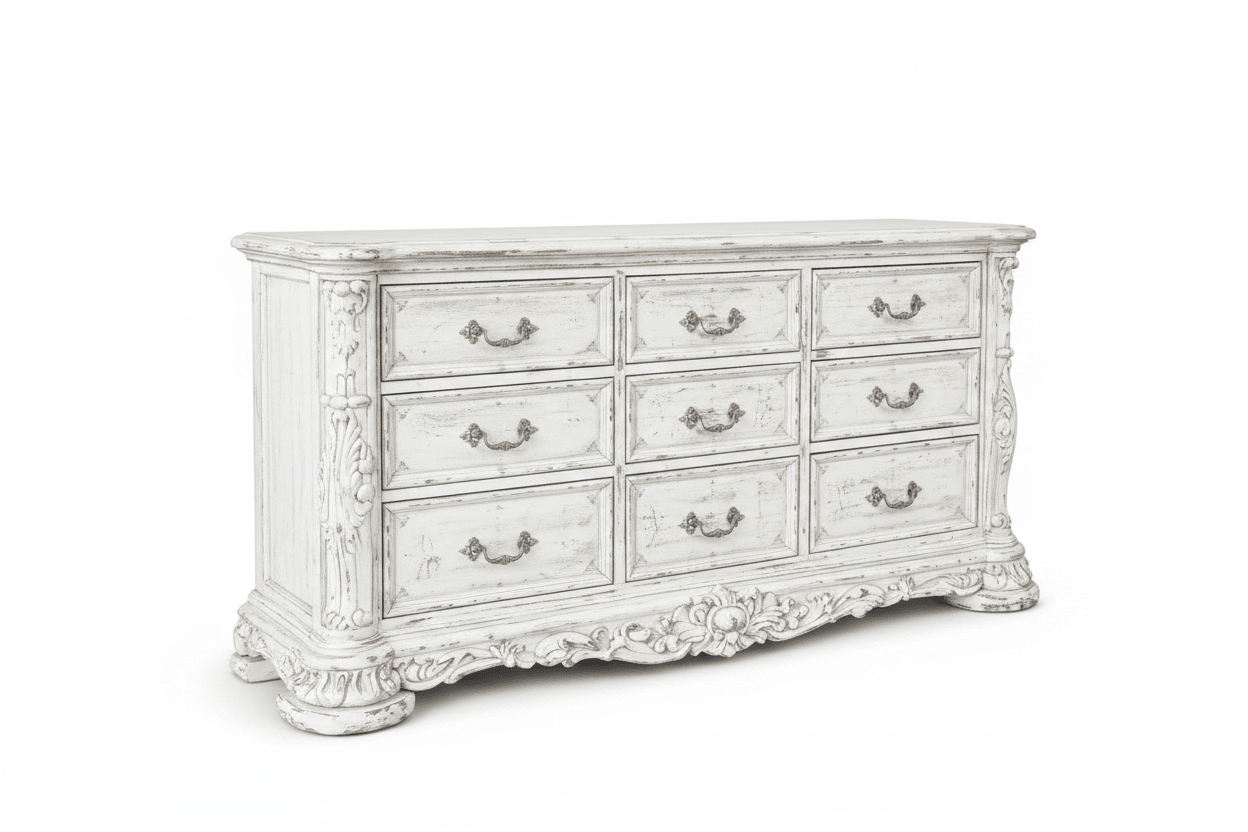 Aurelian Crest™ Hand - Carved Solid Wood – handcrafted solid wood furniture