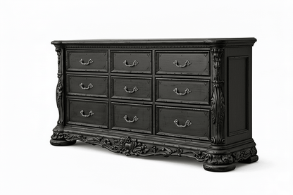 Aurelian Crest™ Hand - Carved Solid Wood – handcrafted solid wood furniture