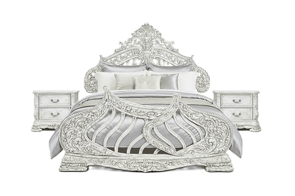 Aurelian Crest™ Hand - Carved Solid Wood Nightstand – handcrafted solid wood furniture