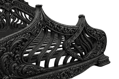 Aurelian Crest™ Hand - Carved Solid Wood Platform Bed & Bedroom Collection – handcrafted solid wood furniture