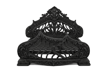 Aurelian Crest™ Hand - Carved Solid Wood Platform Bed & Bedroom Collection – handcrafted solid wood furniture