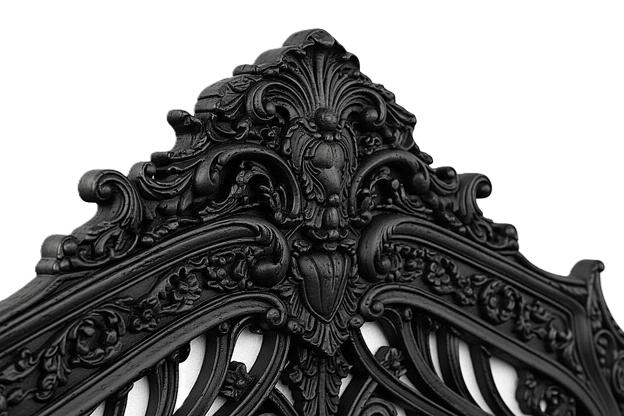 Aurelian Crest™ Hand - Carved Solid Wood Platform Bed & Bedroom Collection – handcrafted solid wood furniture