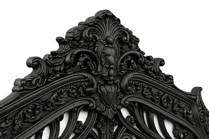 Aurelian Crest™ Hand - Carved Solid Wood Platform Bed & Bedroom Collection – handcrafted solid wood furniture