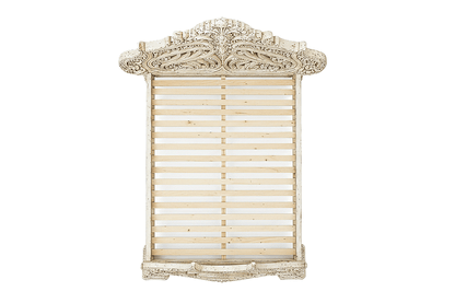 Aurelian Crest™ Hand - Carved Solid Wood Platform Bed & Bedroom Collection – handcrafted solid wood furniture