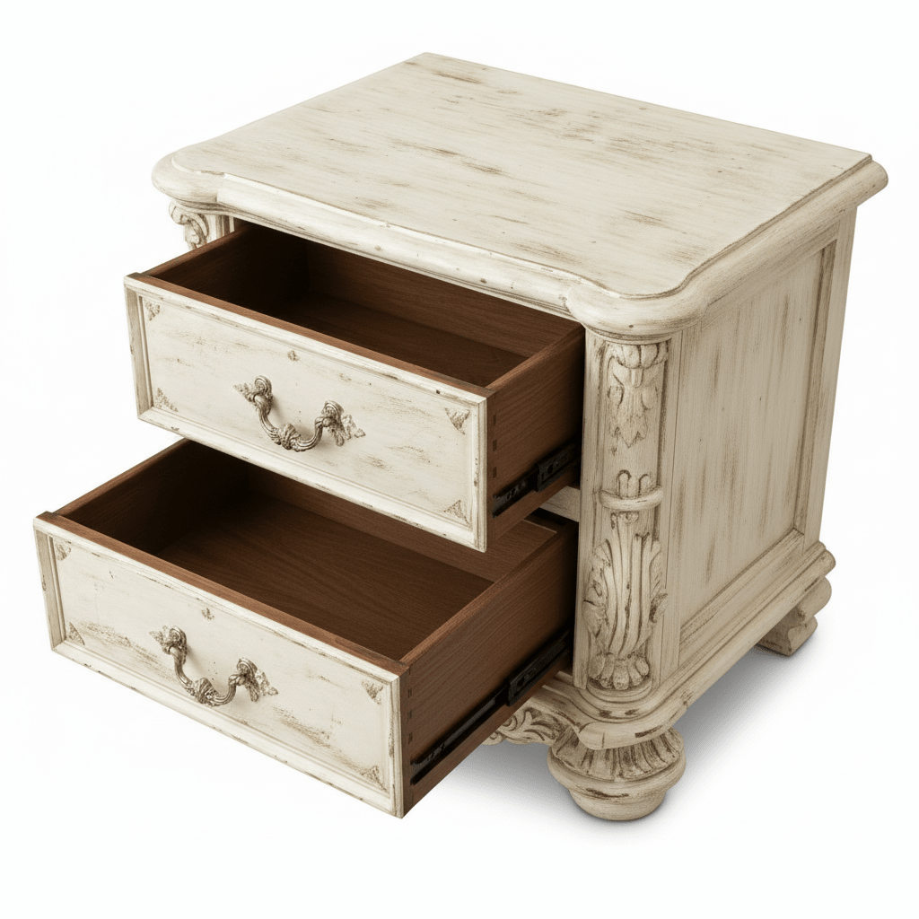 Aurelian Crest™ Hand - Carved Solid Wood Platform Bed & Bedroom Collection – handcrafted solid wood furniture