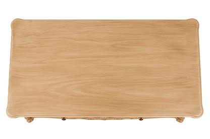 Aurum Noir Élysée™ Hand - Carved Solid Wood Dresser – handcrafted solid wood furniture