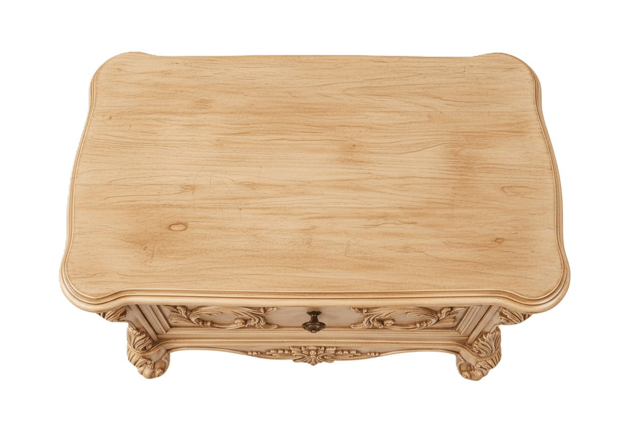 Aurum Noir Élysée™ Hand - Carved Solid Wood Nightstand – handcrafted solid wood furniture