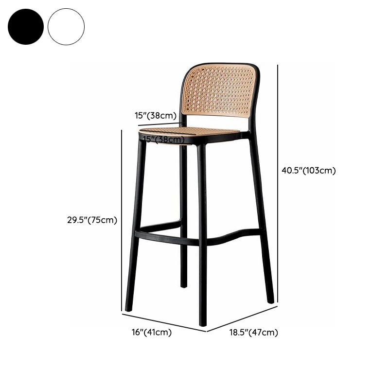 Bazic Mordern Foot Rest Counter/Bar Stools – handcrafted solid wood furniture