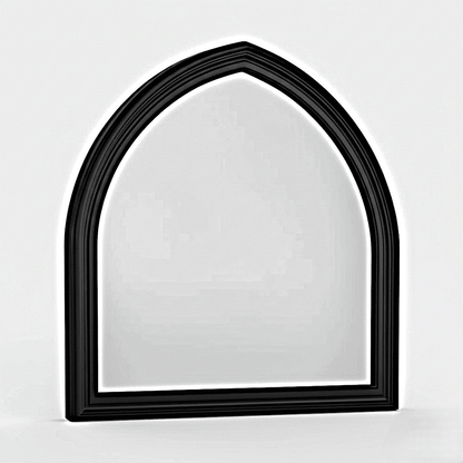 Blackspire Gothic Hand - Carved Solid Wood Platform Bed & Bedroom Collection – handcrafted solid wood furniture