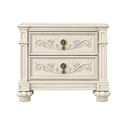 Blackthorn™ Gothic Hand - Carved Solid Wood Platform Bed & Bedroom Collection – handcrafted solid wood furniture